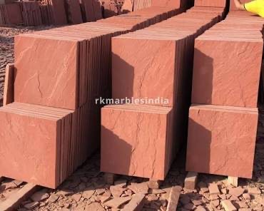Natural sandstone blocks